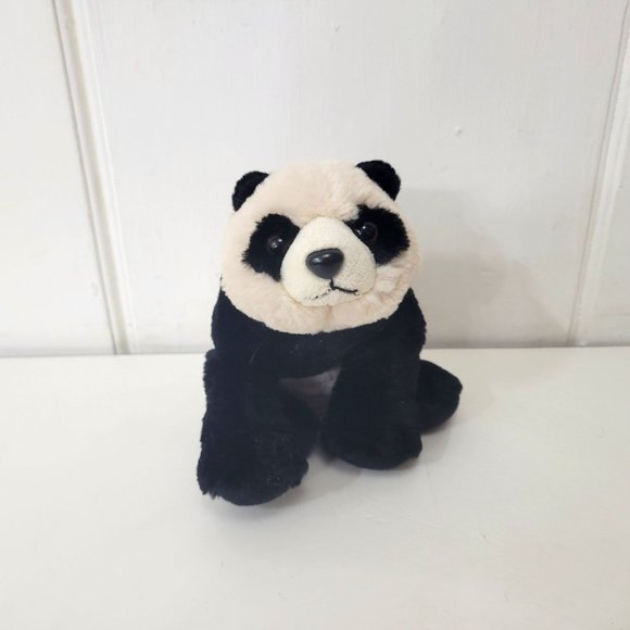 Wild Republic Small 6" Sitting Panda Bear - Picture 1 of 7
